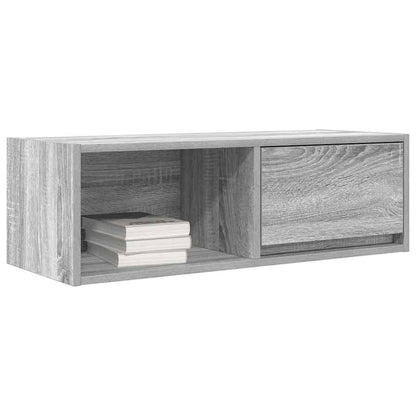 TV-Schränke 2 Stk. Grau Sonoma 80x31x25,5 cm Holzwerkstoff
