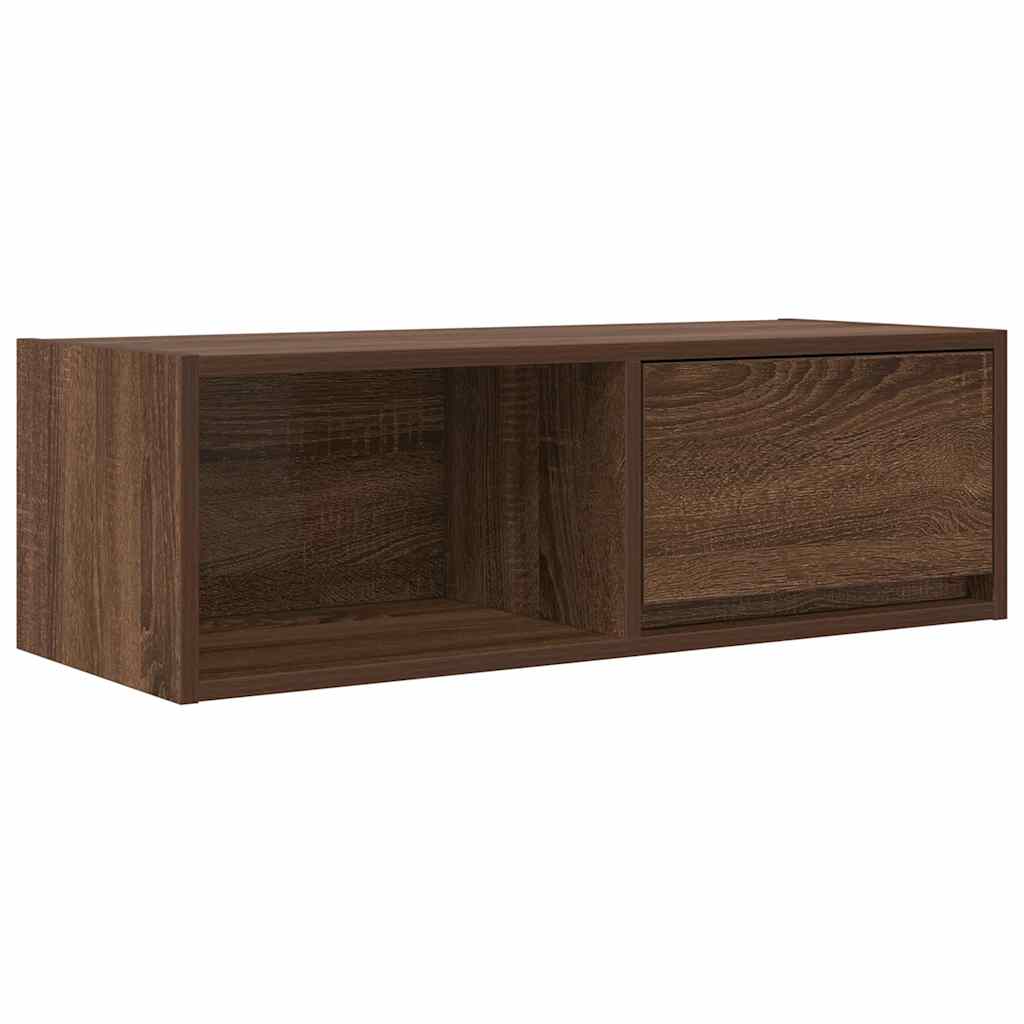 TV-Schrank Braun Eichen-Optik 80x31x25,5 cm Holzwerkstoff