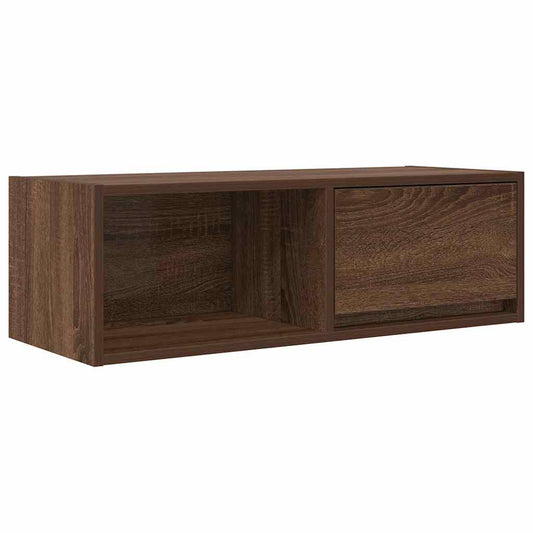 TV-Schrank Braun Eichen-Optik 80x31x25,5 cm Holzwerkstoff