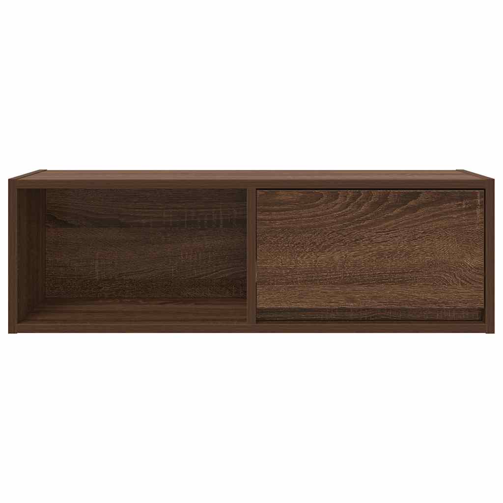 TV-Schrank Braun Eichen-Optik 80x31x25,5 cm Holzwerkstoff