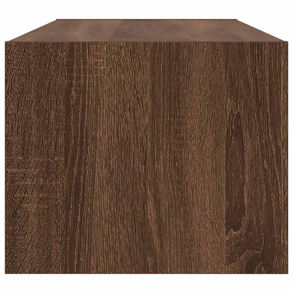 TV-Schrank Braun Eichen-Optik 80x31x25,5 cm Holzwerkstoff