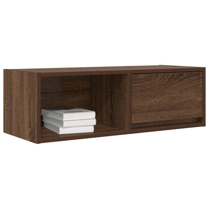 TV-Schränke 2Stk. Braun Eichen-Optik 80x31x25,5cm Holzwerkstoff