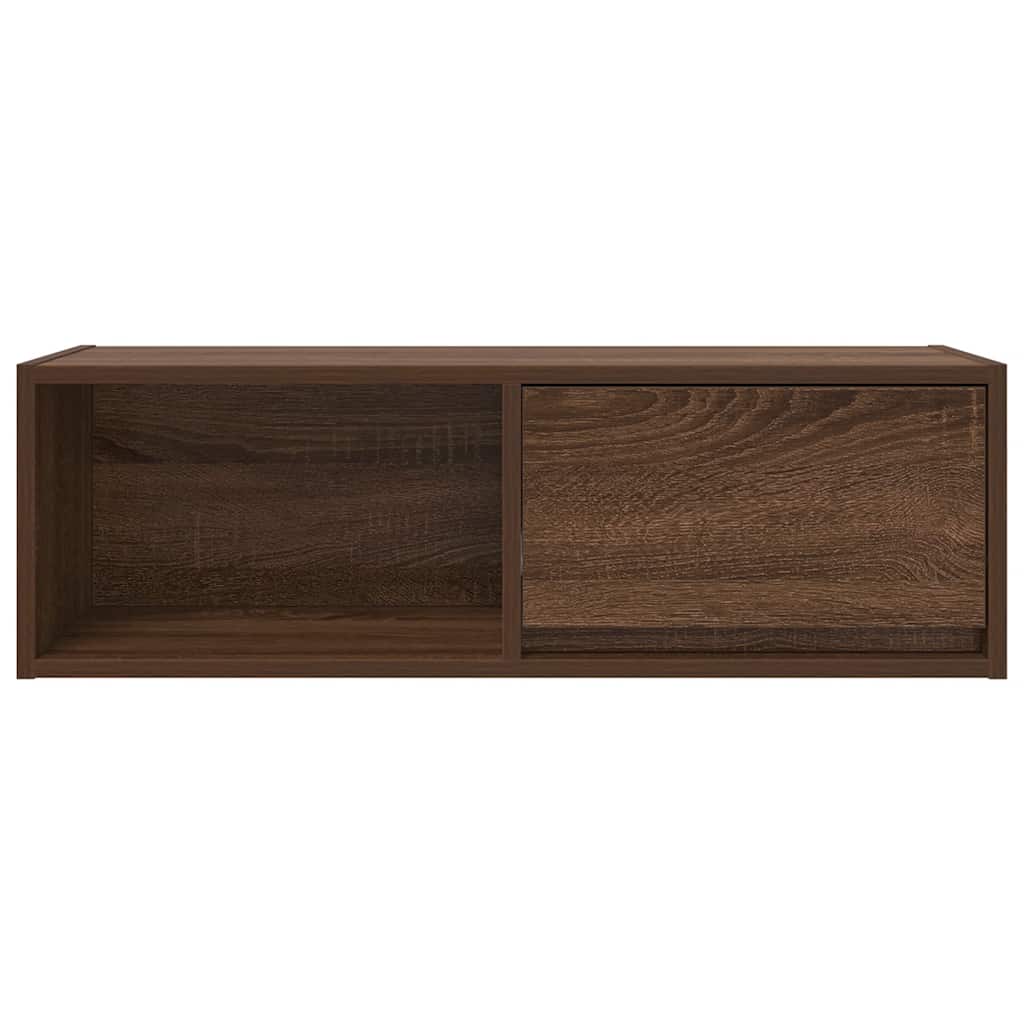 TV-Schränke 2Stk. Braun Eichen-Optik 80x31x25,5cm Holzwerkstoff
