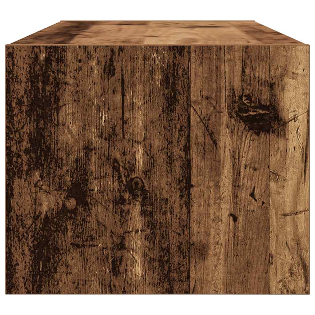 TV-Schränke 2 Stk. Altholz-Optik 80x31x25,5 cm Holzwerkstoff