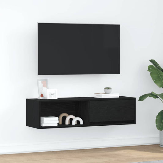 TV-skab Sort Eg Look 100x31x25,5 cm Træ Materiale