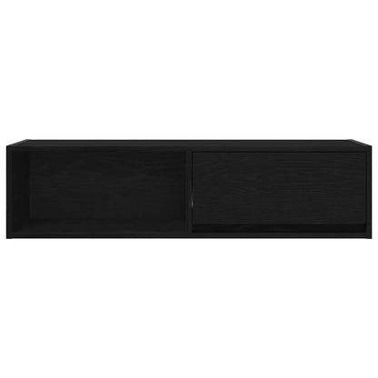 TV-Schränke 2 Stk. Schwarz Eichen-Optik 100x31x25,5 cm