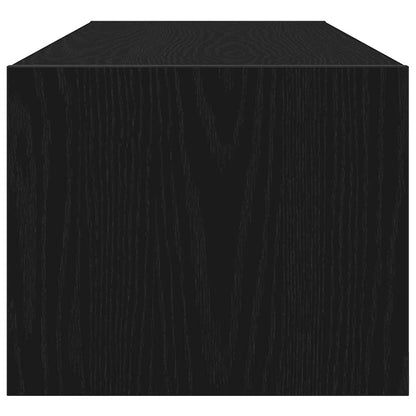 TV-Schränke 2 Stk. Schwarz Eichen-Optik 100x31x25,5 cm