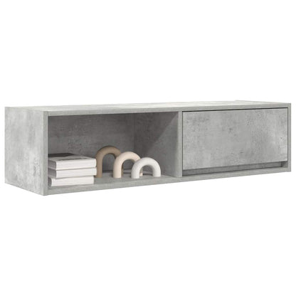 TV-Schränke 2 Stk. Betongrau 100x31x25,5 cm Holzwerkstoff