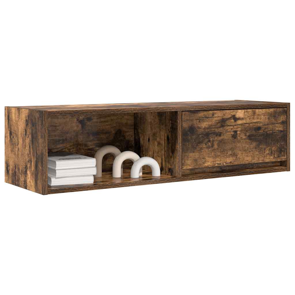 TV-Schränke 2 Stk. Räuchereiche 100x31x25,5 cm Holzwerkstoff
