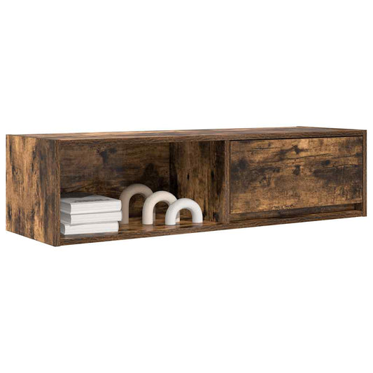 TV-Schränke 2 Stk. Räuchereiche 100x31x25,5 cm Holzwerkstoff
