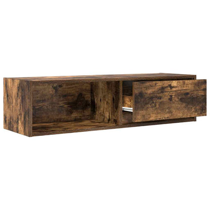 TV-Schränke 2 Stk. Räuchereiche 100x31x25,5 cm Holzwerkstoff