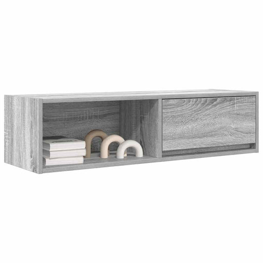 TV-Schränke 2 Stk. Grau Sonoma 100x31x25,5 cm Holzwerkstoff