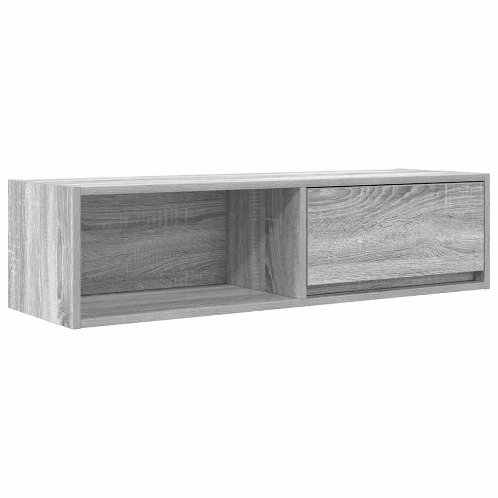 TV-Schränke 2 Stk. Grau Sonoma 100x31x25,5 cm Holzwerkstoff