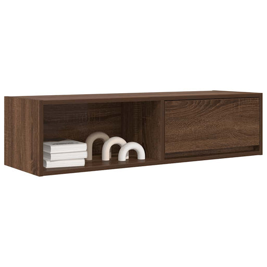 TV-Schränke 2 Stk. Braun Eichen-Optik 100x31x25,5 cm