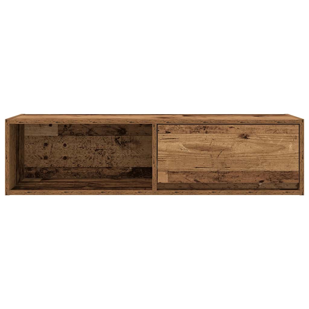 TV-Schränke 2 Stk. Altholz-Optik 100x31x25,5 cm Holzwerkstoff