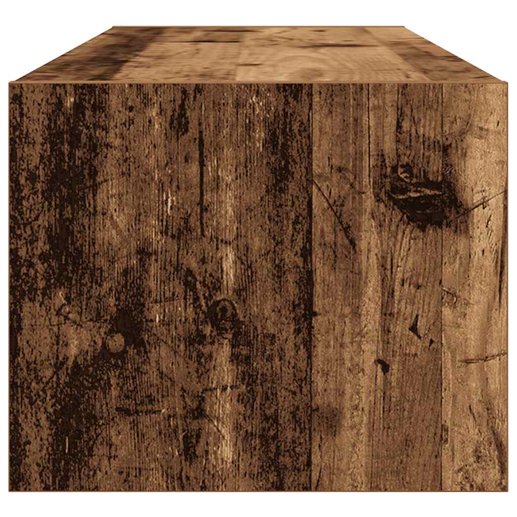 TV-Schränke 2 Stk. Altholz-Optik 100x31x25,5 cm Holzwerkstoff