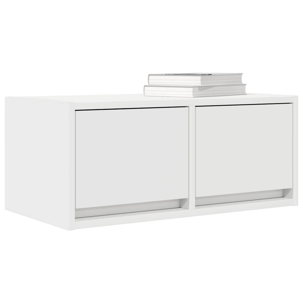 TV-Schränke 2 Stk. Weiß 60x31x25,5 cm Holzwerkstoff
