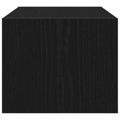 TV-Schrank Schwarz Eichen-Optik 60x31x25,5 cm Holzwerkstoff