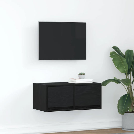 TV-skab Sort Eg Look 60x31x25,5 cm Træ Materiale