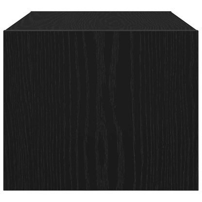 TV-Schränke 2 Stk. Schwarz Eichen-Optik 60x31x25,5 cm