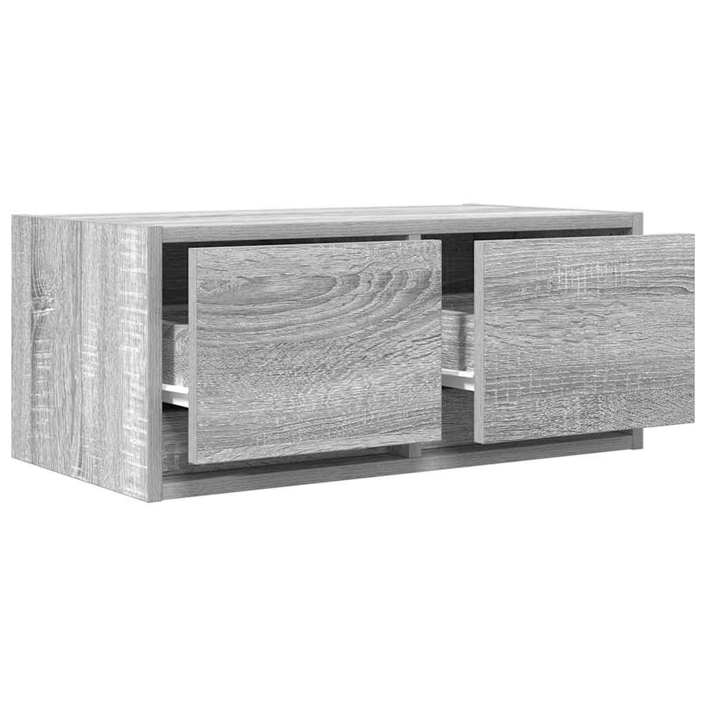 TV-Schränke 2 Stk. Grau Sonoma 60x31x25,5 cm Holzwerkstoff