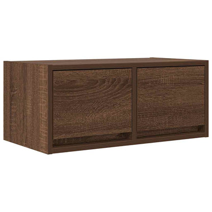 TV-Schränke 2 Stk. Braun Eichen-Optik 60x31x25,5 cm