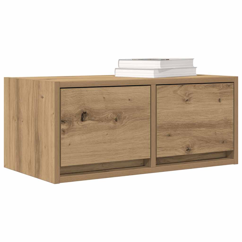TV-Schränke 2 Stk. Artisan-Eiche 60x31x25,5 cm Holzwerkstoff