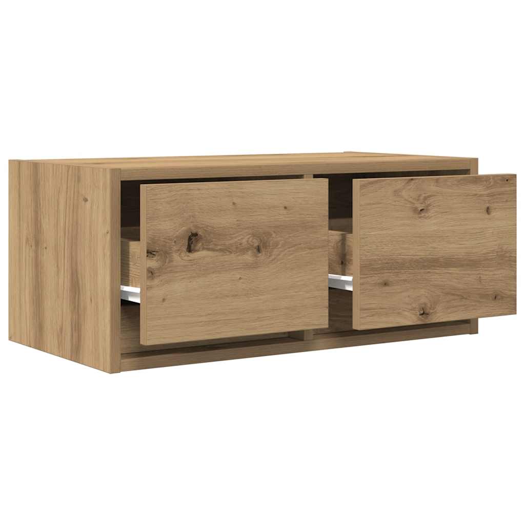 TV-Schränke 2 Stk. Artisan-Eiche 60x31x25,5 cm Holzwerkstoff