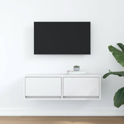 TV-Schrank Weiß 80x31x25,5 cm Holzwerkstoff
