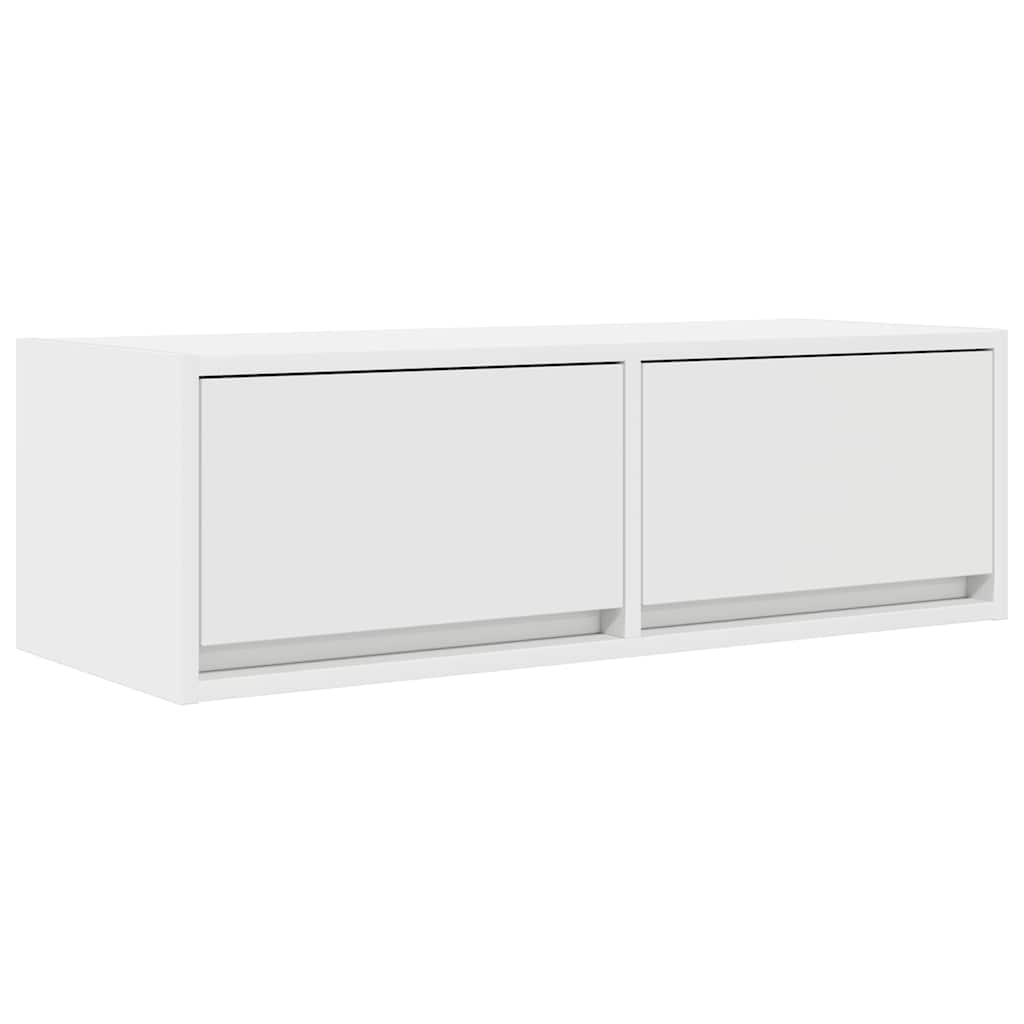 TV-Schränke 2 Stk. Weiß 80x31x25,5 cm Holzwerkstoff