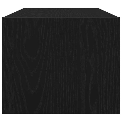 TV-Schränke 2 Stk. Schwarz Eichen-Optik 80x31x25,5 cm