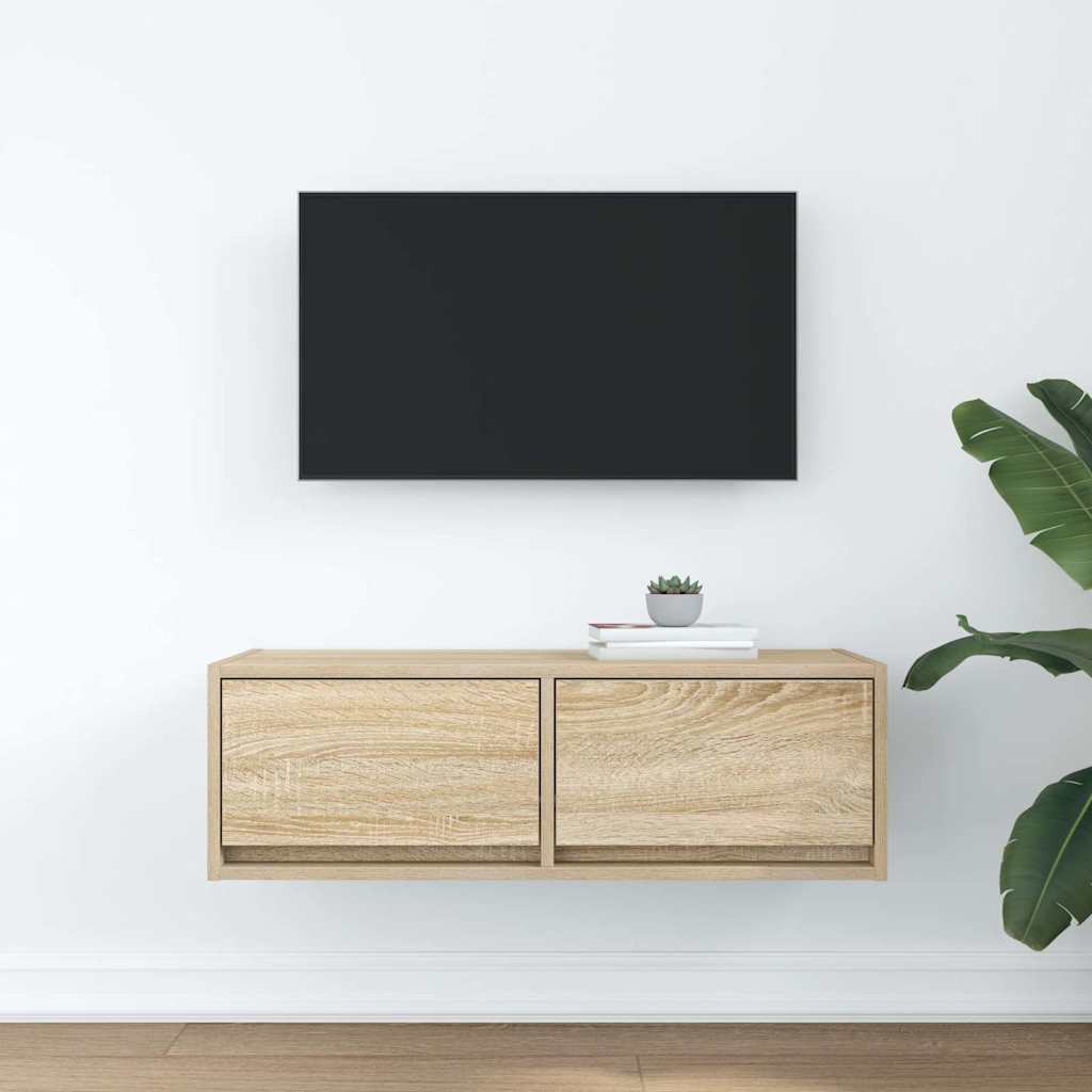 TV-Schrank Sonoma-Eiche 80x31x25,5 cm Holzwerkstoff
