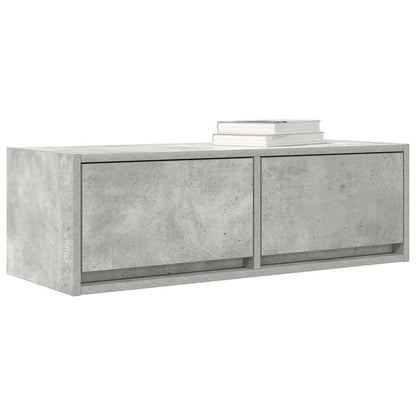 TV-Schrank Betongrau 80x31x25,5 cm Holzwerkstoff