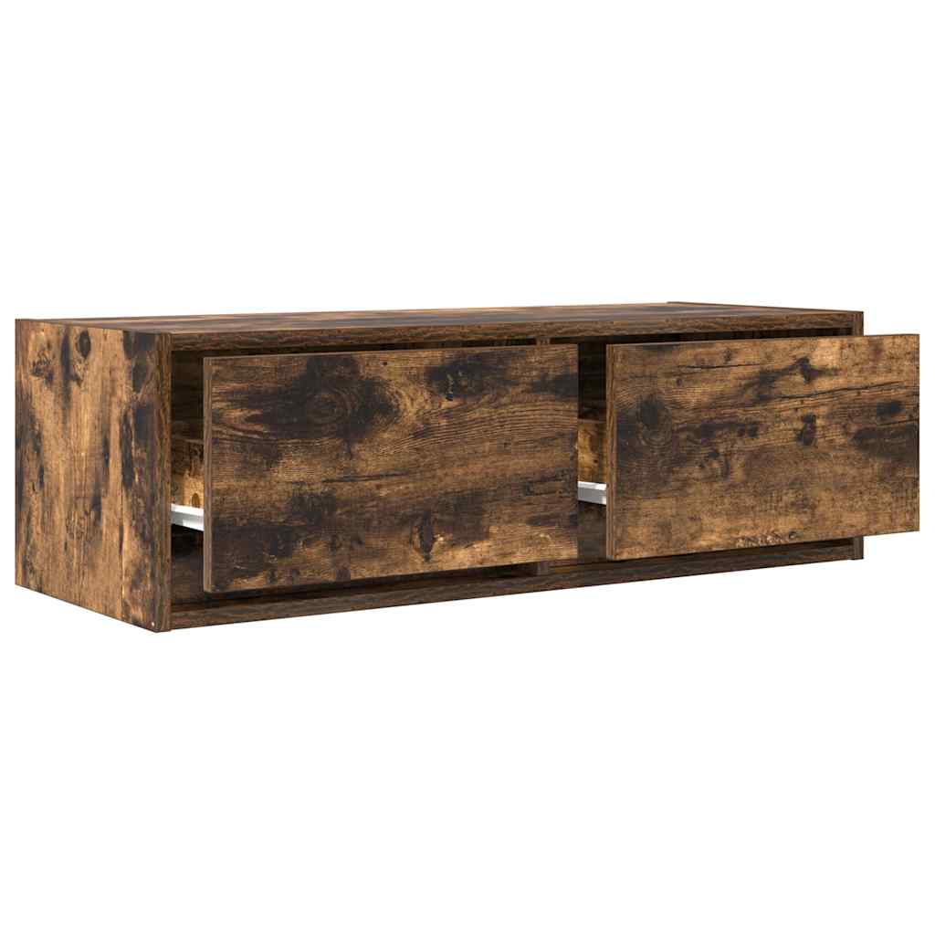 TV-Schränke 2 Stk. Räuchereiche 80x31x25,5 cm Holzwerkstoff