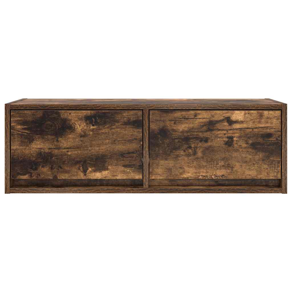 TV-Schränke 2 Stk. Räuchereiche 80x31x25,5 cm Holzwerkstoff