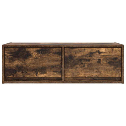 TV-Schränke 2 Stk. Räuchereiche 80x31x25,5 cm Holzwerkstoff