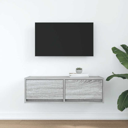 TV-Schrank Grau Sonoma 80x31x25,5 cm Holzwerkstoff