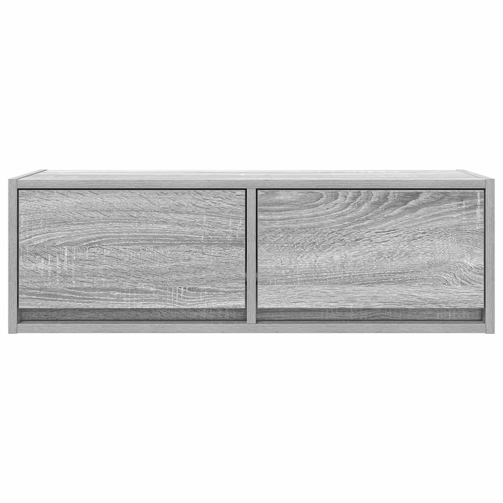 TV-Schränke 2 Stk. Grau Sonoma 80x31x25,5 cm Holzwerkstoff