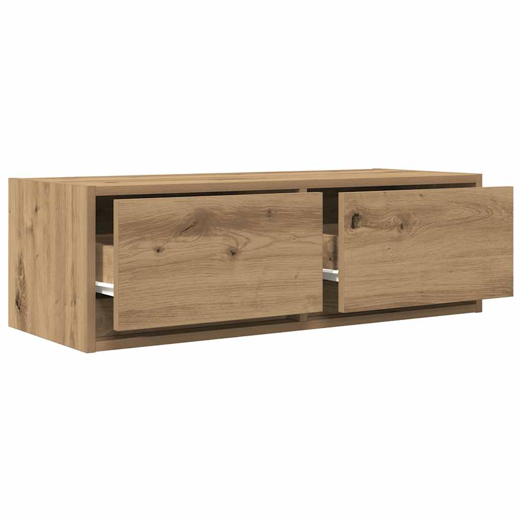 TV-Schränke 2 Stk. Artisan-Eiche 80x31x25,5 cm Holzwerkstoff