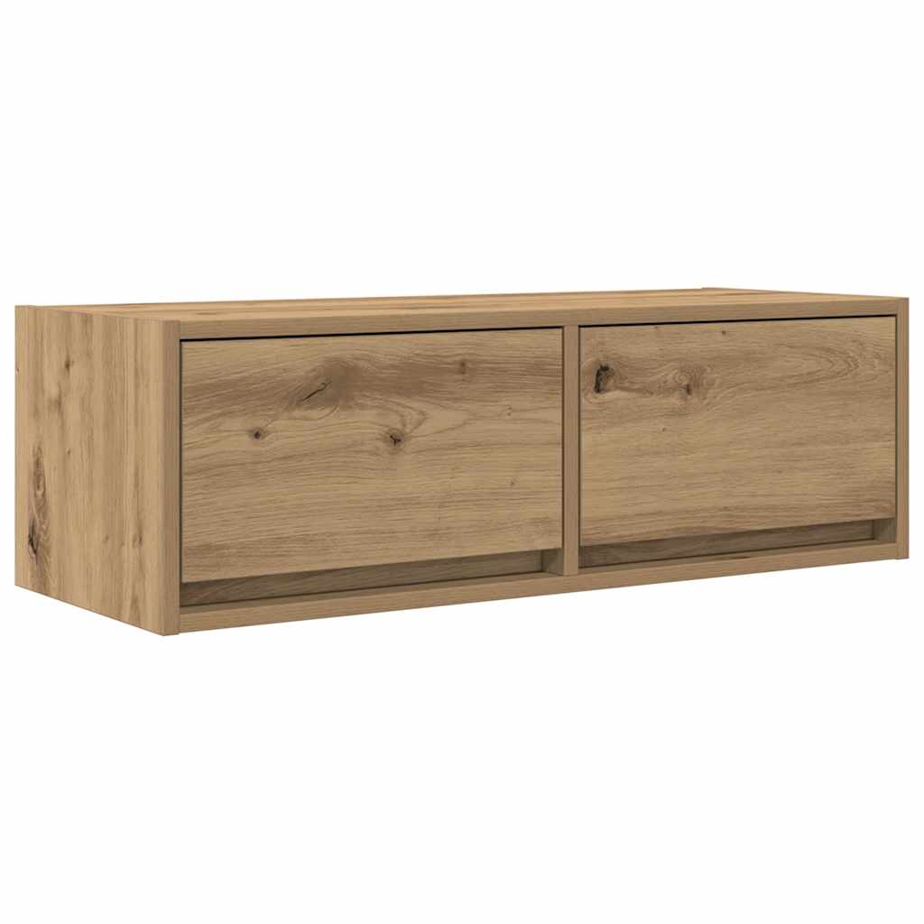TV-Schränke 2 Stk. Artisan-Eiche 80x31x25,5 cm Holzwerkstoff