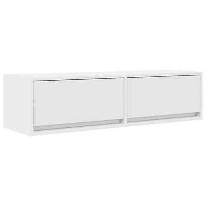TV-Schränk mit Schubladen Weiß 100 x 31 x 25,5 cm Holzwerkstoff