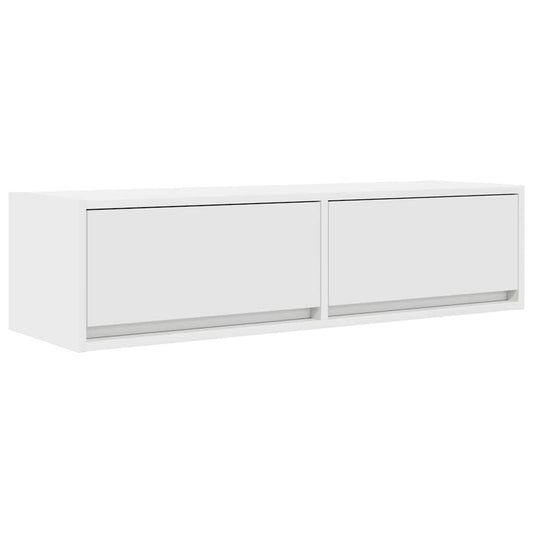TV-Schränk mit Schubladen Weiß 100 x 31 x 25,5 cm Holzwerkstoff