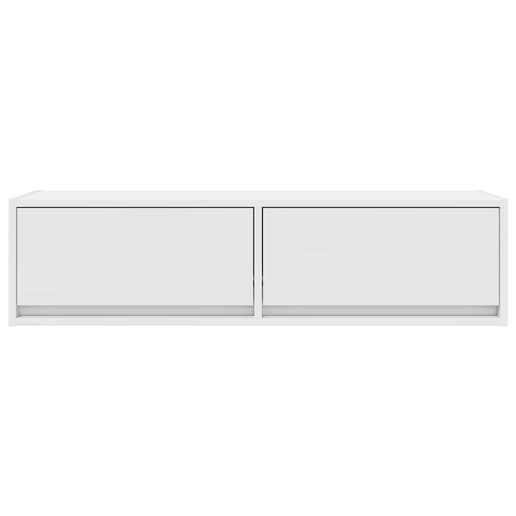 TV-Schränk mit Schubladen Weiß 100 x 31 x 25,5 cm Holzwerkstoff