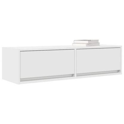 TV-Schränk mit Schubladen Weiß 100 x 31 x 25,5 cm Holzwerkstoff