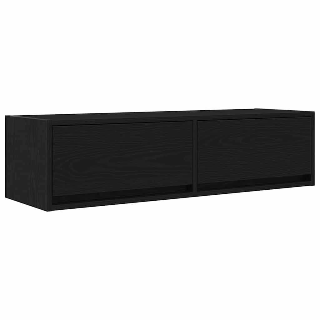 TV-Schränk Schwarze Eiche 100 x 31 x 25,5 cm Holzwerkstoff