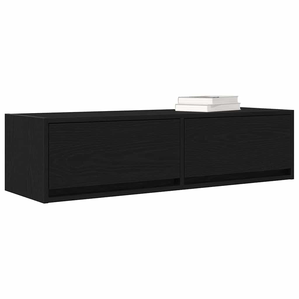 TV-Schränk Schwarze Eiche 100 x 31 x 25,5 cm Holzwerkstoff
