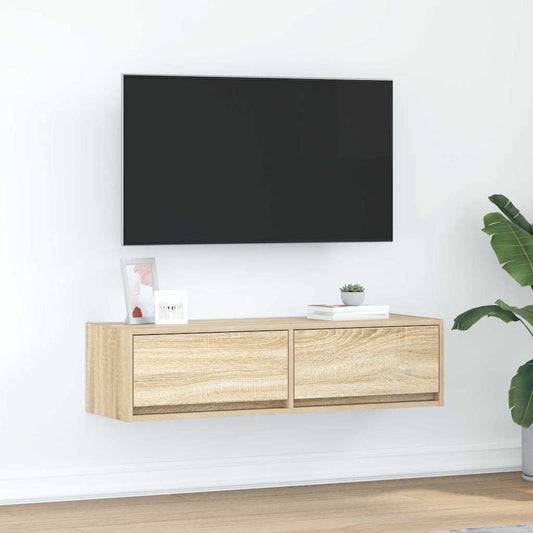 TV-Schränk Sonoma Eiche 100 x 31 x 25,5 cm Holzwerkstoff