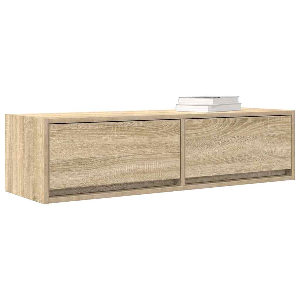 TV-Schränk Sonoma Eiche 100 x 31 x 25,5 cm Holzwerkstoff