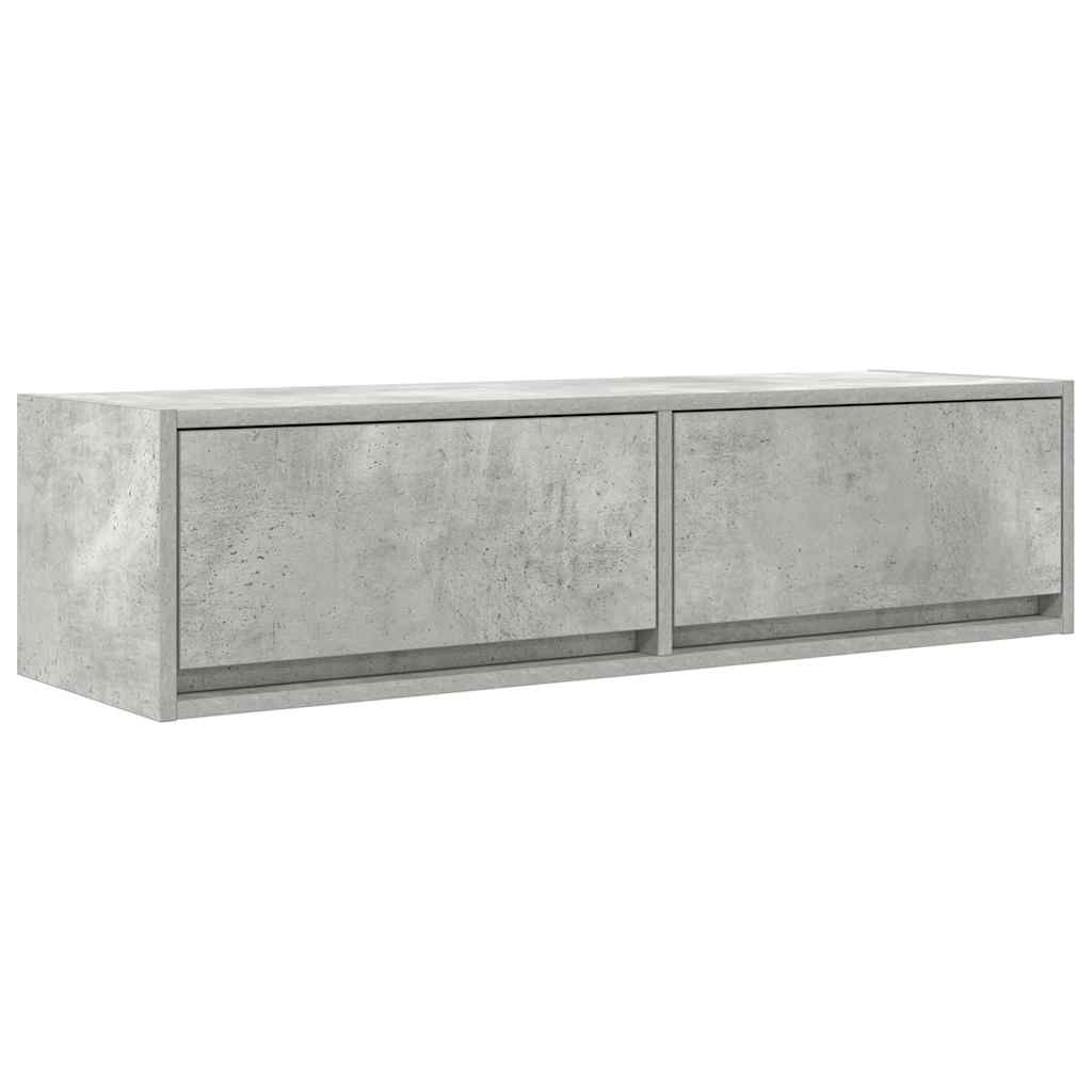 TV-Schränk Betongrau 100 x 31 x 25,5 cm Holzwerkstoff