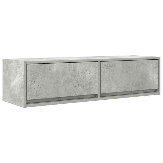 TV-Schränk Betongrau 100 x 31 x 25,5 cm Holzwerkstoff
